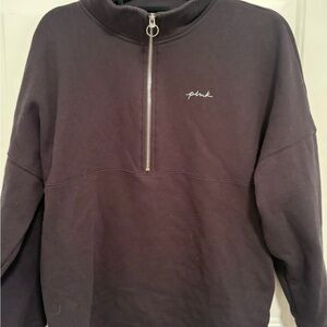 PINK Victoria's Secret Women’s Black Zip-Up